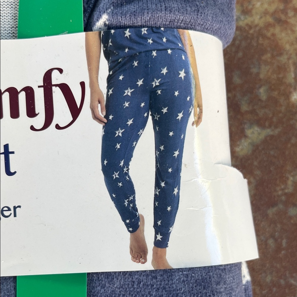 32 Degrees Women's Pajama Set - Navy with White Stars L- XL - XXL. -NWT - Picture 5 of 7